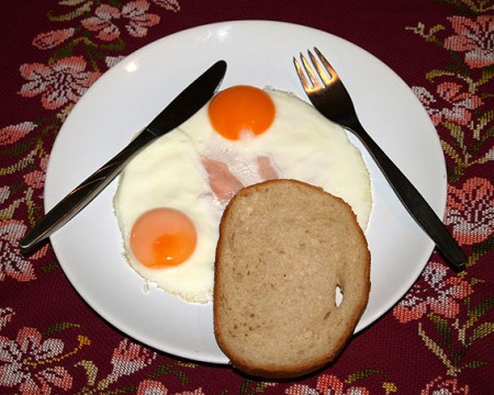 Ham and eggs
